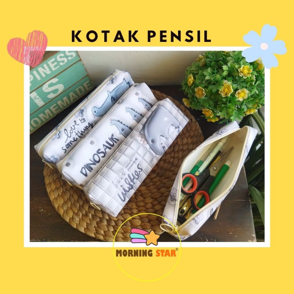 

MORNING STAR Kotak Pensil Murah | Kotak Pensil Lucu | Kotak Pensil 1 Ruang Simple