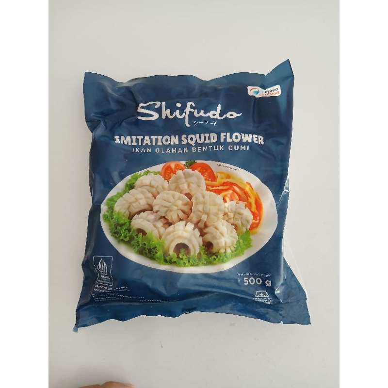 

shifudo imitation squid flower 500g - ikan olahan bentuk cumi