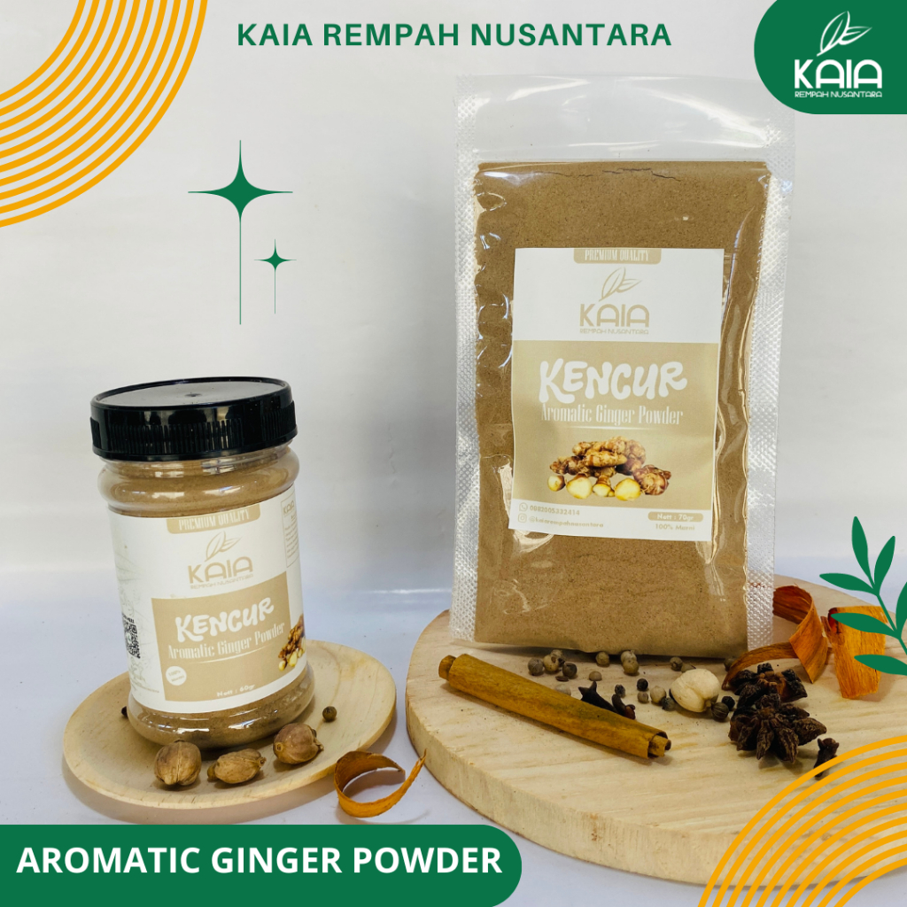 

KAIA Kencur - Rempah bumbu dapur bubuk premium