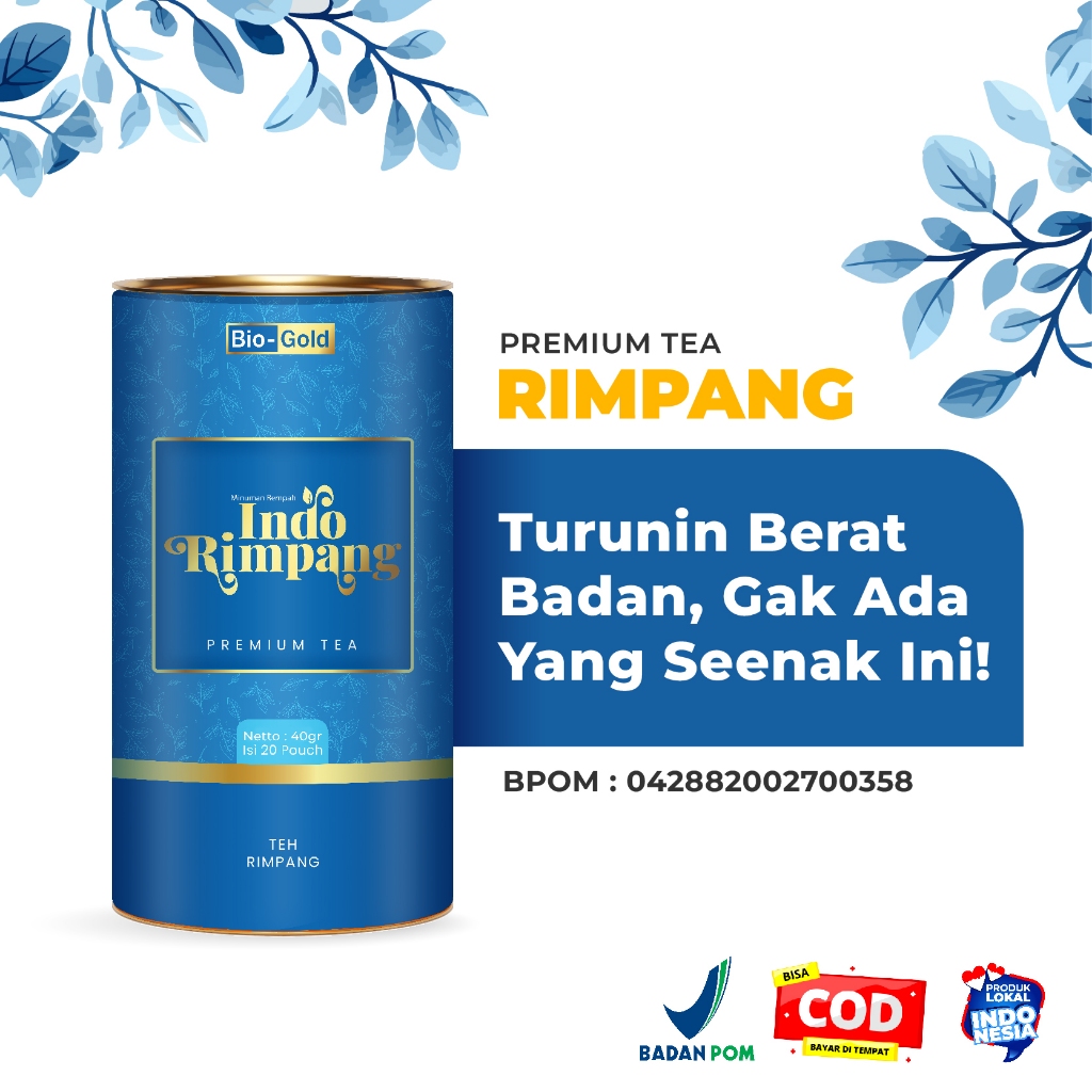 

Teh Rimpang Bio Gold Premium Tea Menurunkan Berat Badan Langsing Singset Diet Detox BPOM