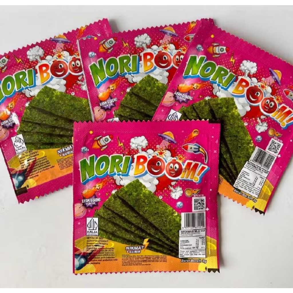 

NORIBOOM RUMPUT LAUT VARIAN RASA 1BOX ISI 12PCS