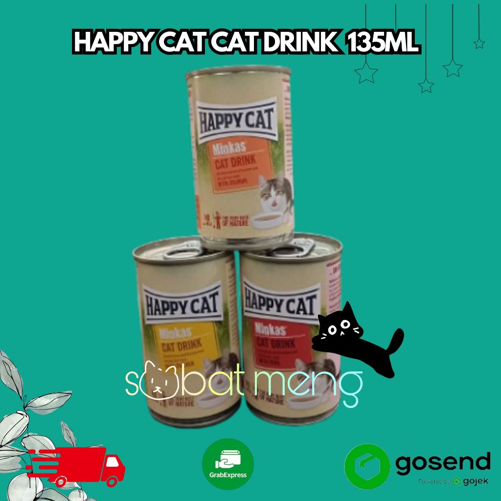 HAPPY CAT CAT DRINK 135ML | CAT DRINK MAKANAN BASAH HAPPY CAT
