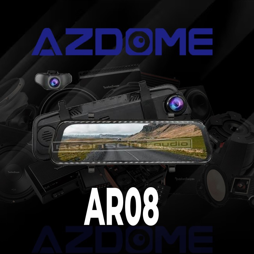 Azdome AR08 Mirror dashcam + biaya instalasi