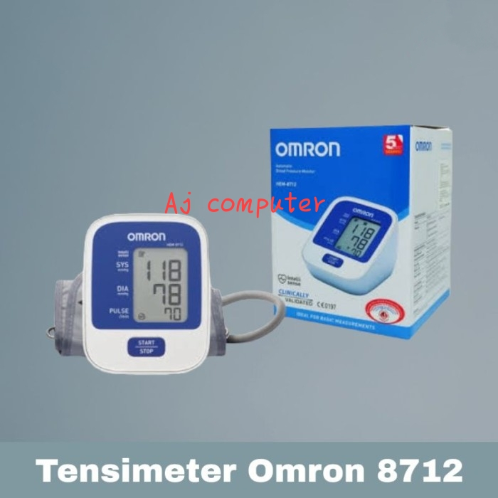 Tensimeter Omron 8712 hem-8712 tensimeter + adaptor original - 8712+adaptor