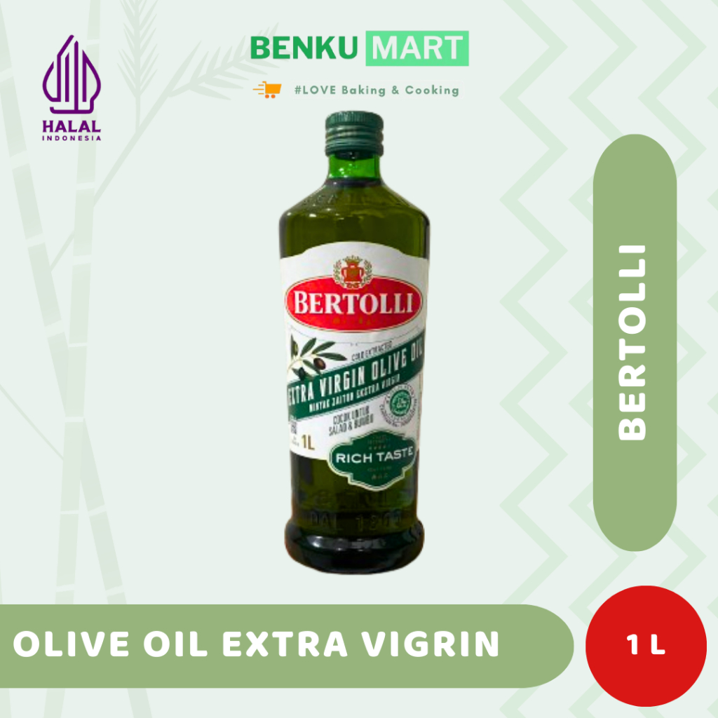 

Bertolli Olive Oil Extra Virgin - Minyak Zaitun 1 Liter