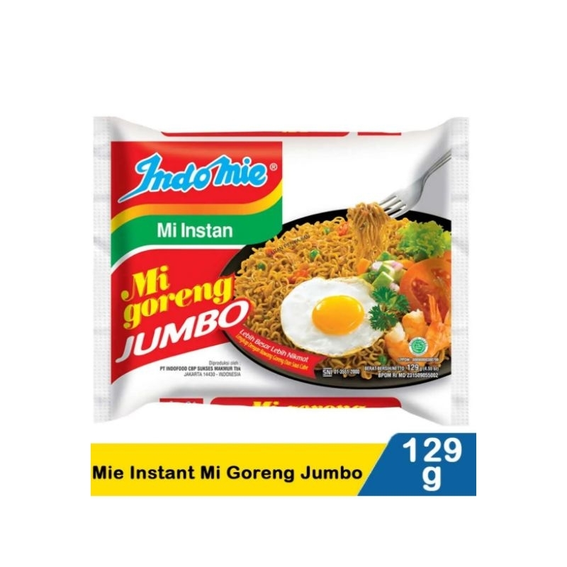 

Indomie goreng JUmbo lebih besar