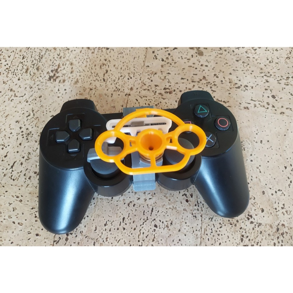 Steering Wheel Controller Racing PS2 Dualshock Mini stir balap