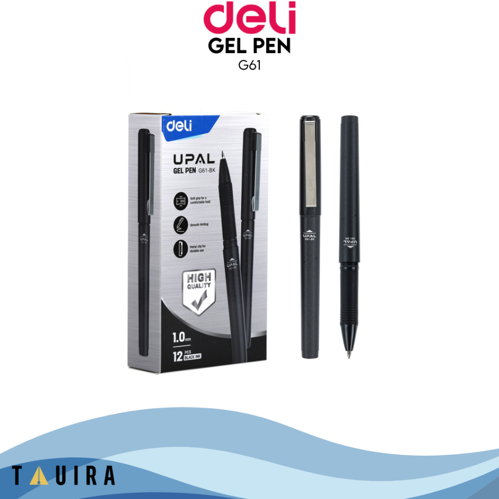 

Pulpen Pena Ballpoint Sign Pen Deli UPAL G61 High Quality Gel Pen 1.0 mm