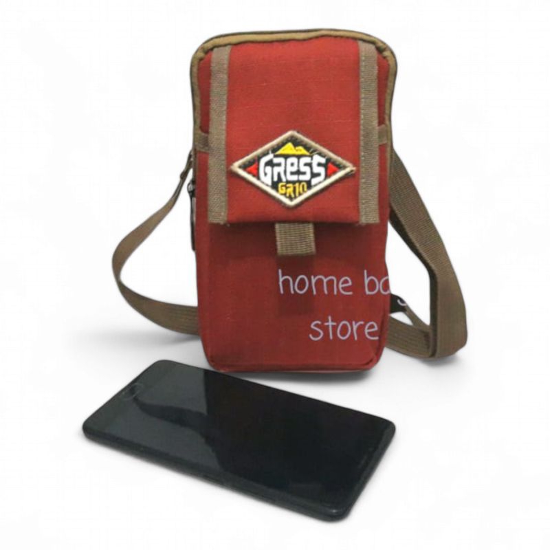 eNBe - Slingbag Tas Hp Selempang Bisa Di Pakai Di Sabuk Tas Pinggang Hp Pouch bag