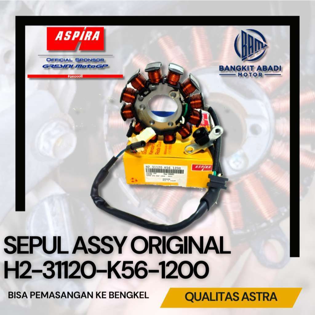 Aspira Sepul Spul Supra GTR 150 Sonic 150 Stator Comp Supra GTR 150 Sonic 150 K56 Kualitas Astra