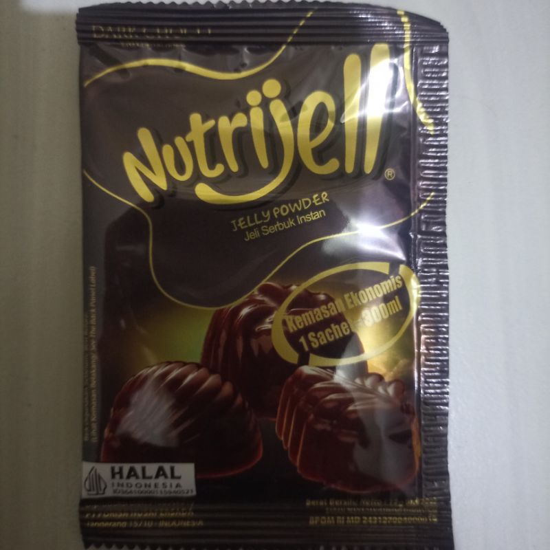 

Nutrijell Jelly Powder Dark Choco (Cokelat Hitam)