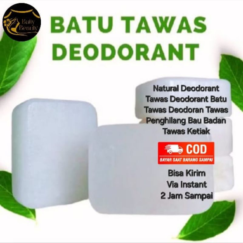 Natural Deodorant Tawas Deodorant Batu Tawas Deodoran Tawas Penghilang Bau Badan Tawas Ketiak