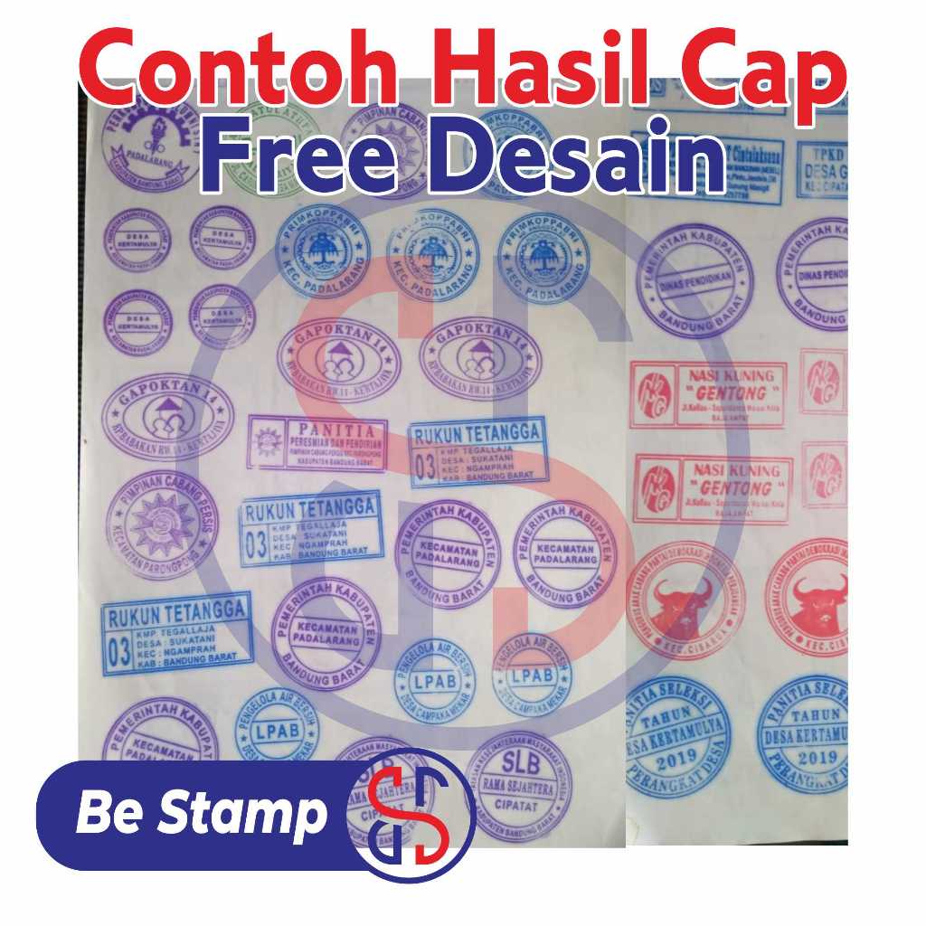 

Cetak Stempel Flash Bulat BONUS TINTA