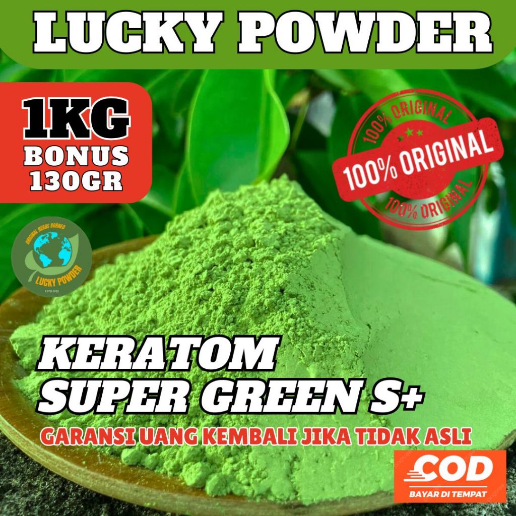 

LUCKY POWDER BUBUK HIJAU DAUN PURLI HERBAL KALIMANTAN