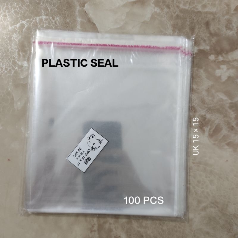 

PLASTIK SEAL OPP UK 15 × 15 (100 LBR)