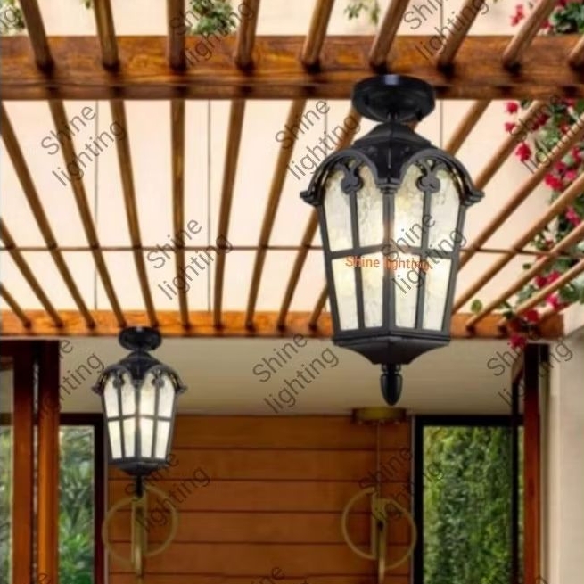 Lampu plafon klasik modern outdoor waterprood teras tipe 11200 H