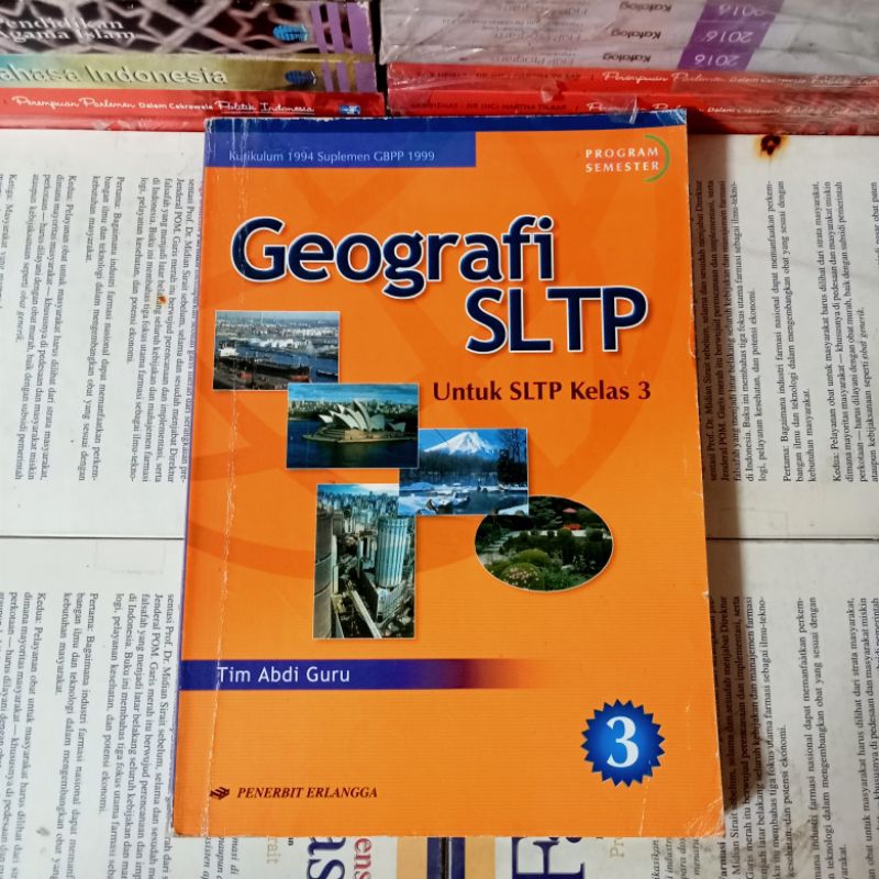 GEOGRAFI UNTUK SLTP KELAS 3 PROGRAM SEMESTER