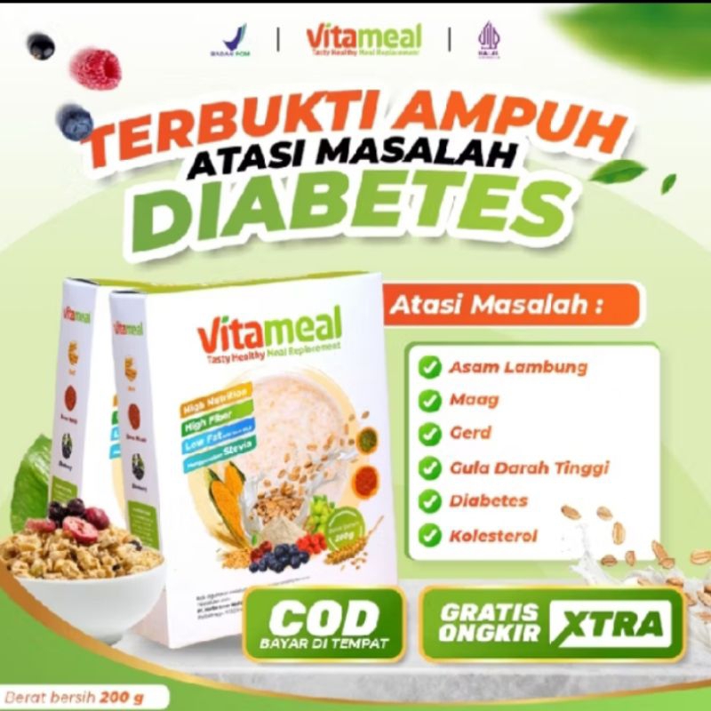 

SERBUK VITAMEAL MANAN SERAT BERGIZI tinggi.
