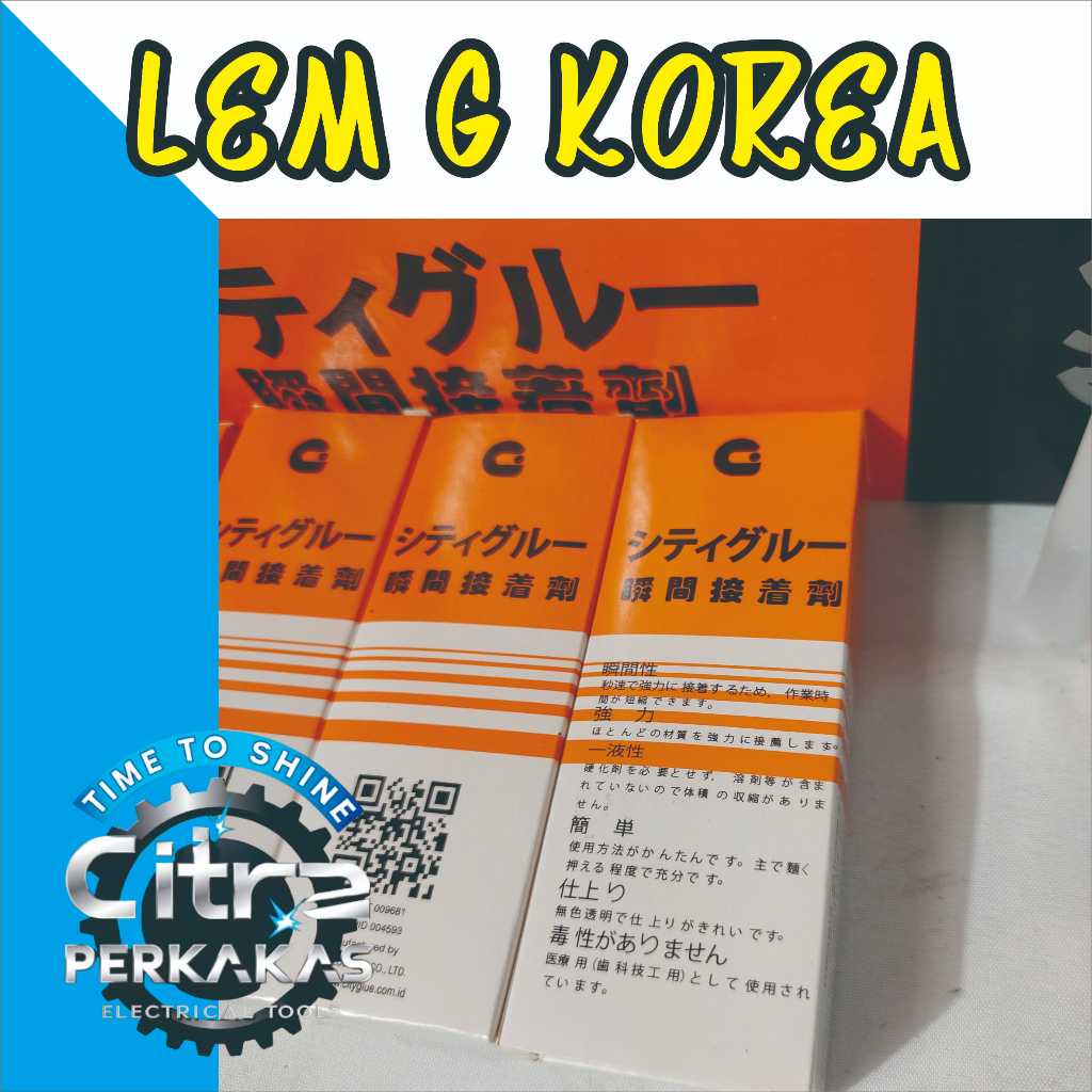 Lem korea G Original / Power Glue Korea Lem G / Lem G Merk Tong Sheng