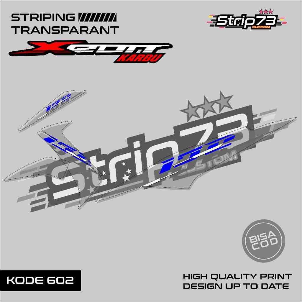 602 STRIPING TRANSPARAN XEON KARBU - STRIPING TRANSPARAN XEON KARBU MOTIF VIETNAM