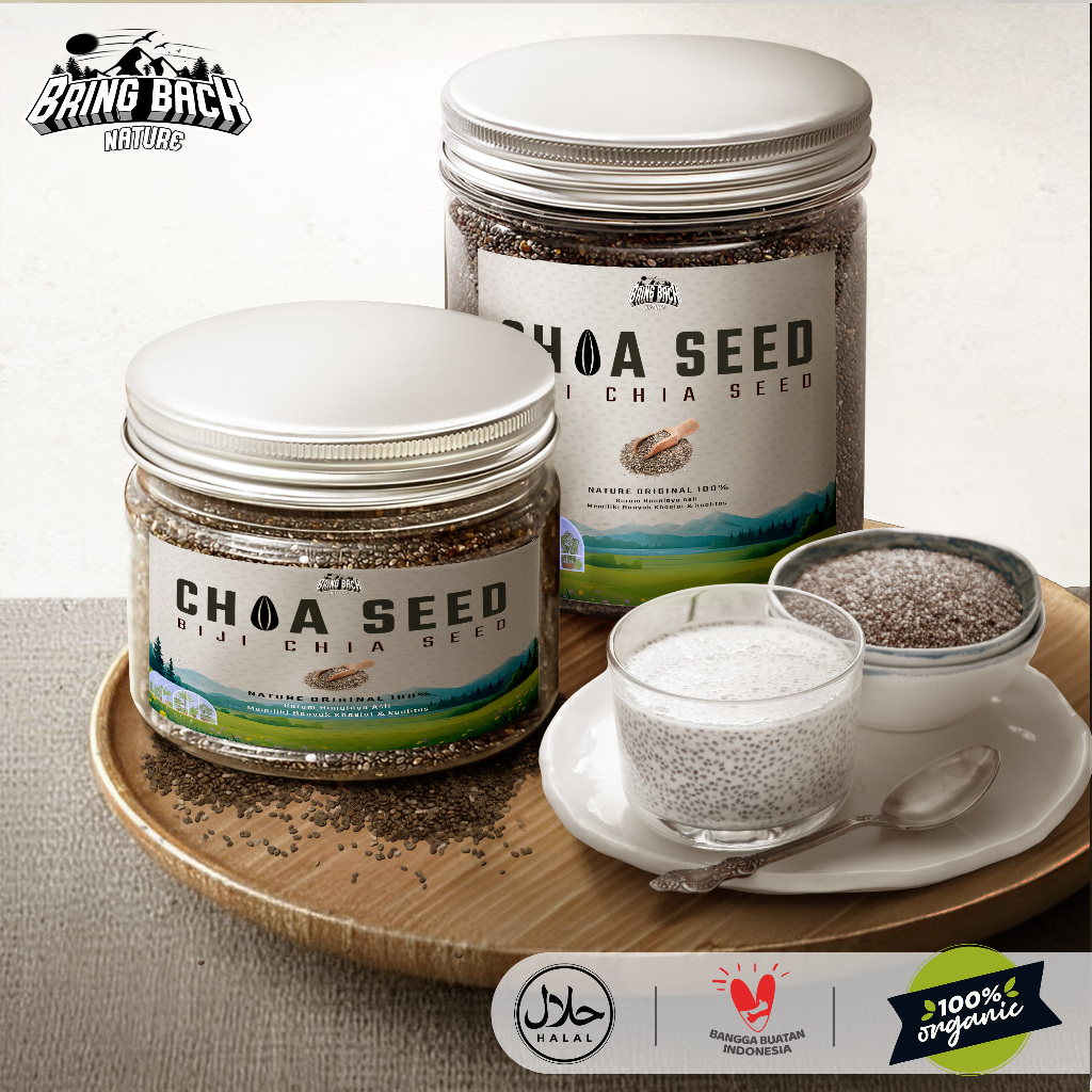 

BLACK CHIA SEED 300gr UNTUK DIET DAN ANTIOKSIDAN / BIJI CHIA HITAM ORGANIC PREMIUM ORIGINAL SEHAT ALA JSR NON GMO