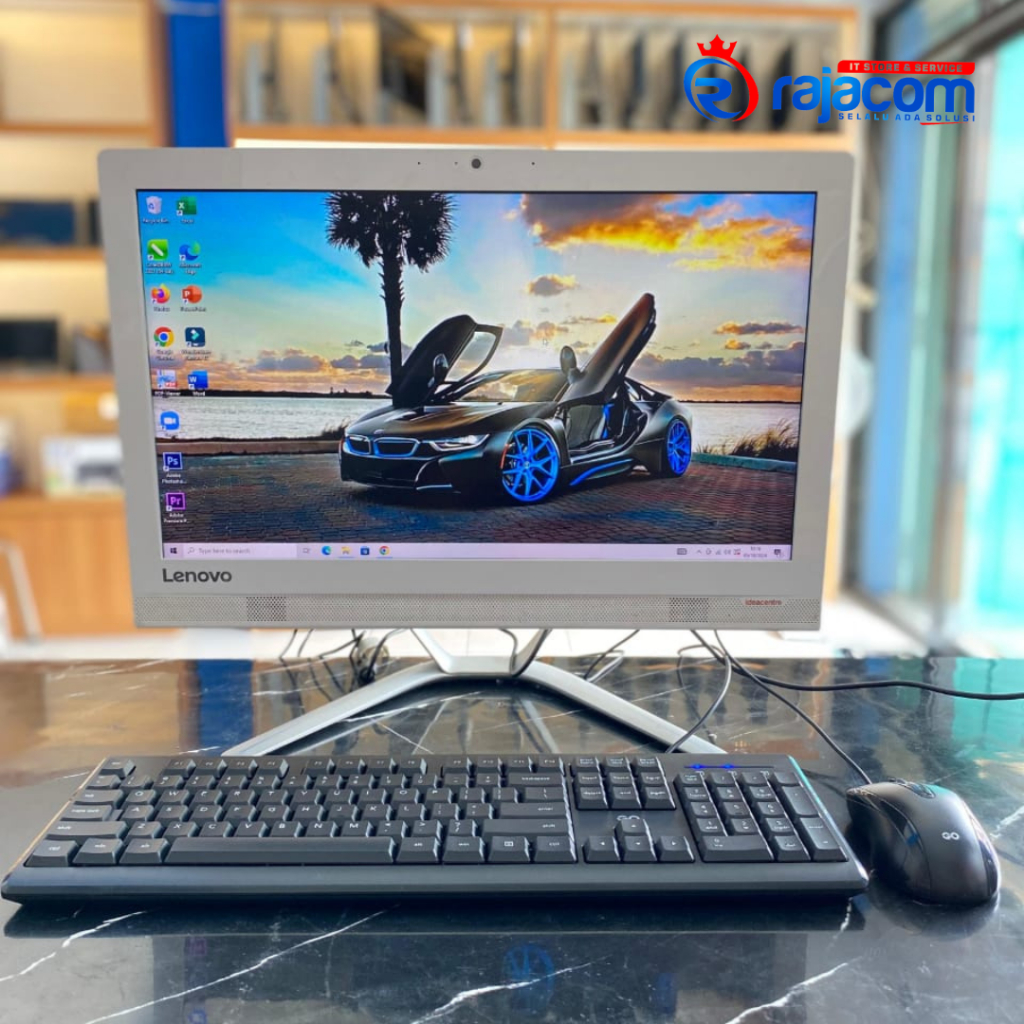 PC Komputer All in One Lenovo Intel Core i3 Gen 6 RAM 4gb SSD 256gb Layar 20 Inch