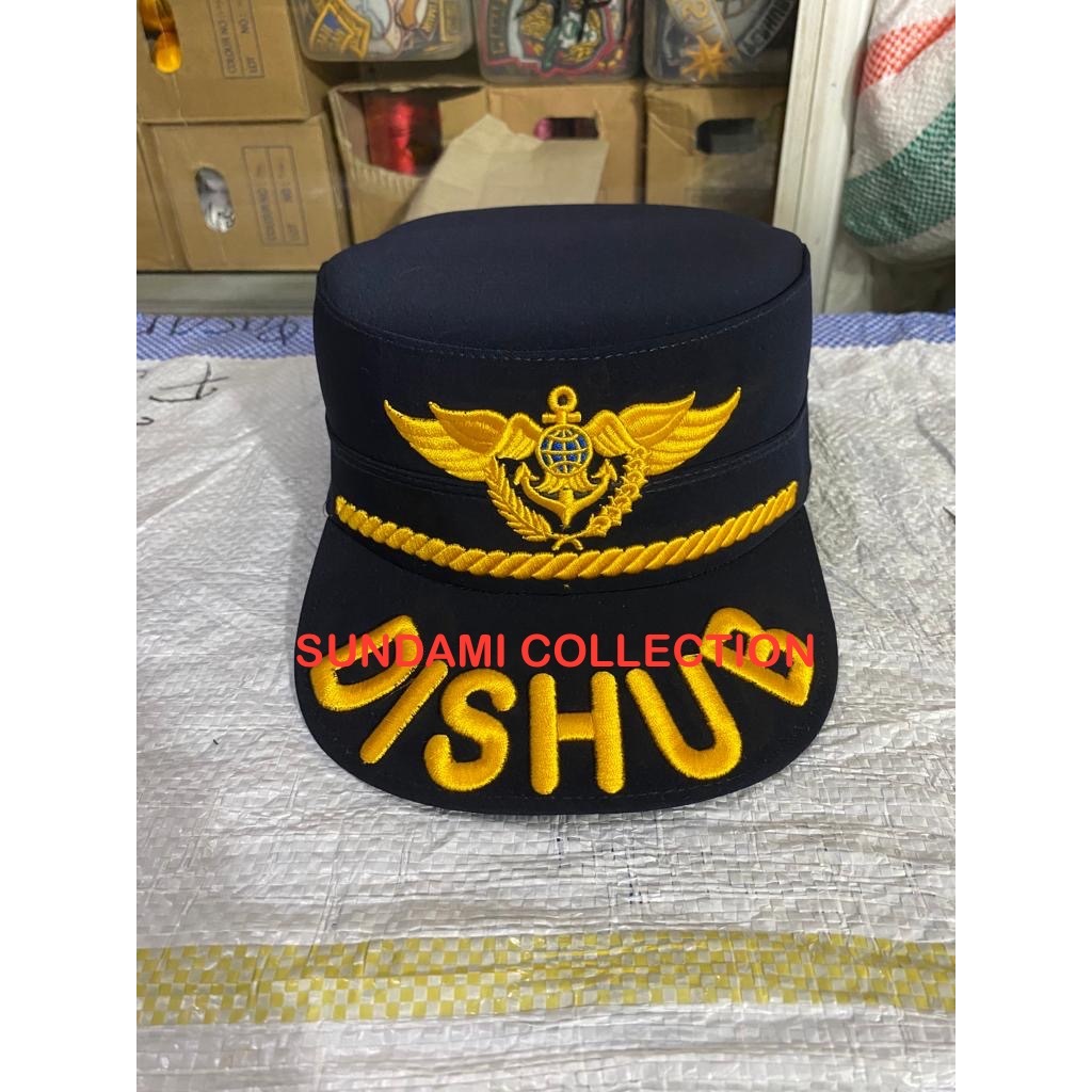 TOPI KOMANDO DISHUB LOGO LIS TULISAN