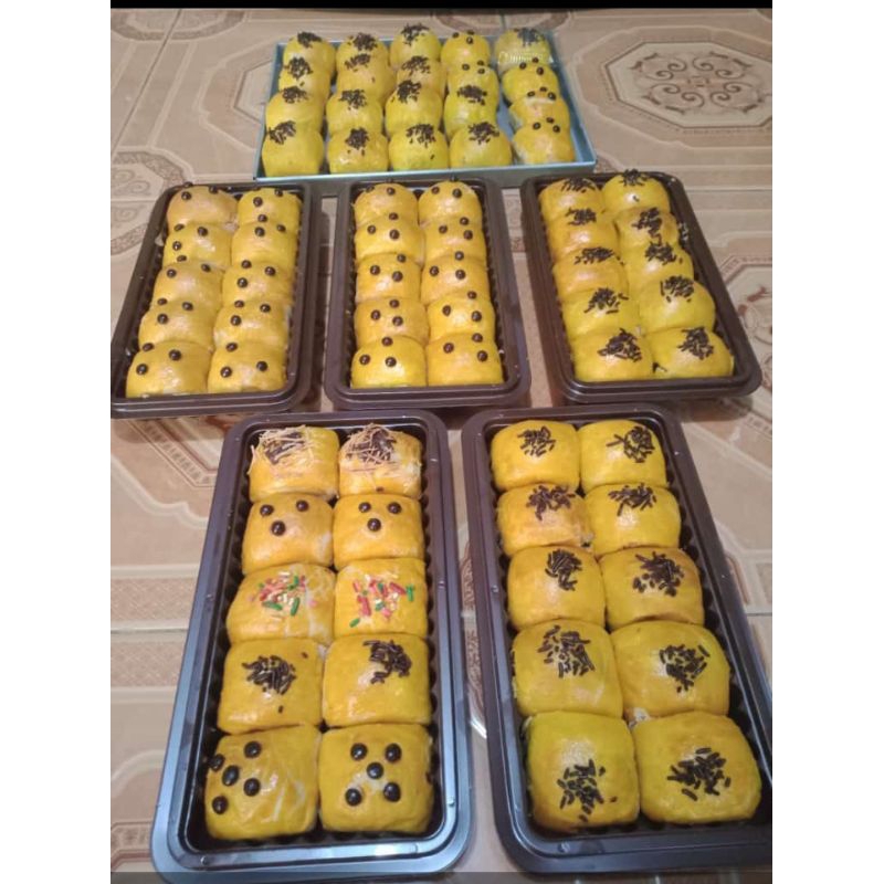 

Bolen pisang coklat lumer