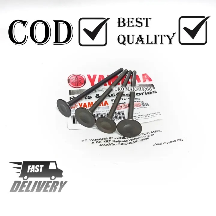 4 PCS PAYUNG KLEP SET YAMAHA VIXION / VIXION OLD / JUPITER MX / JUPITER MX NEW / MX KING / R15 / VIX