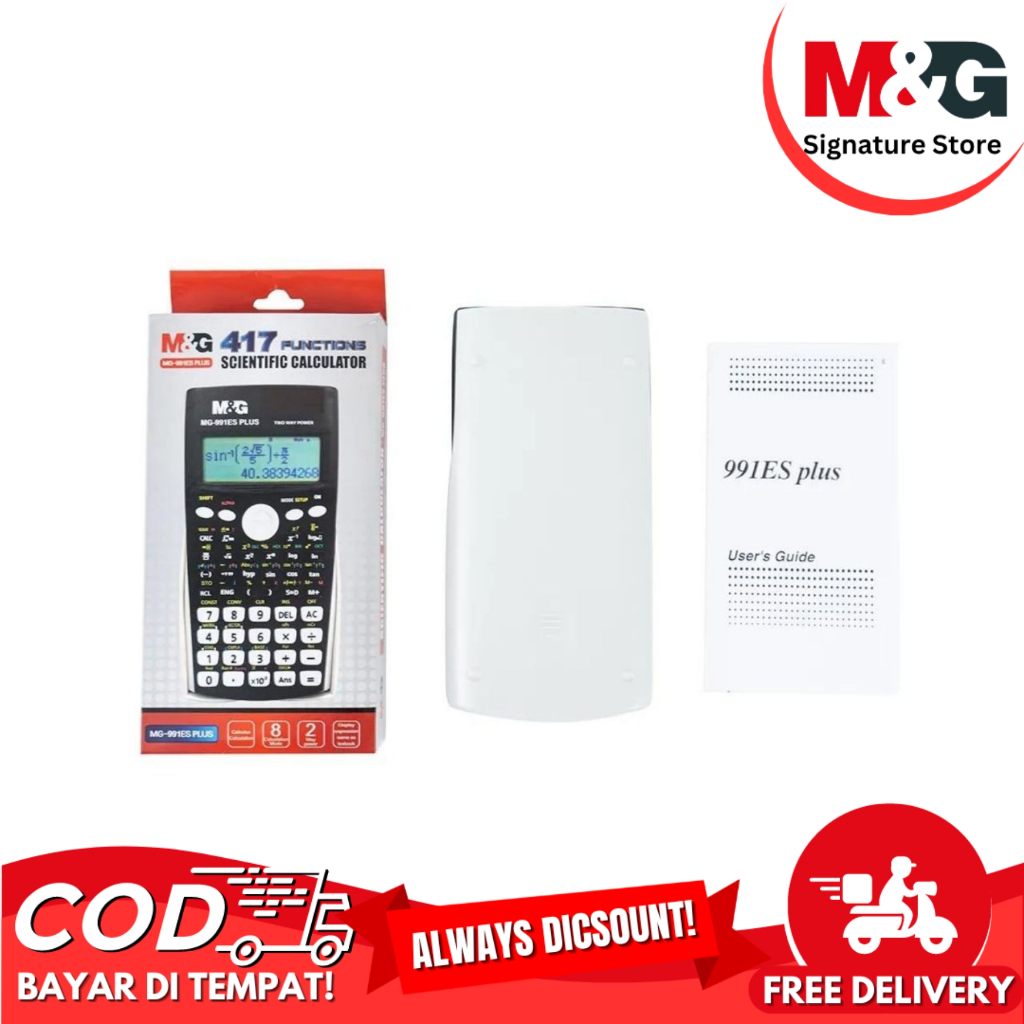 

Kalkulator Scientific M&G MG- 991ES Plus 12 Digit Calculator ADG981D7 Daya Dua Arah Sekolah Kantor
