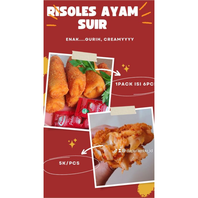 

Risoles Ayam Suwir Pedas