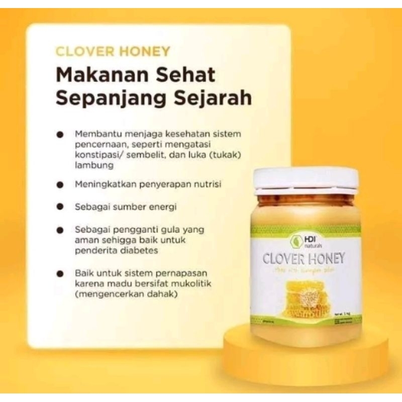 

⭐ clover honey 500 gr produksi terbaru
