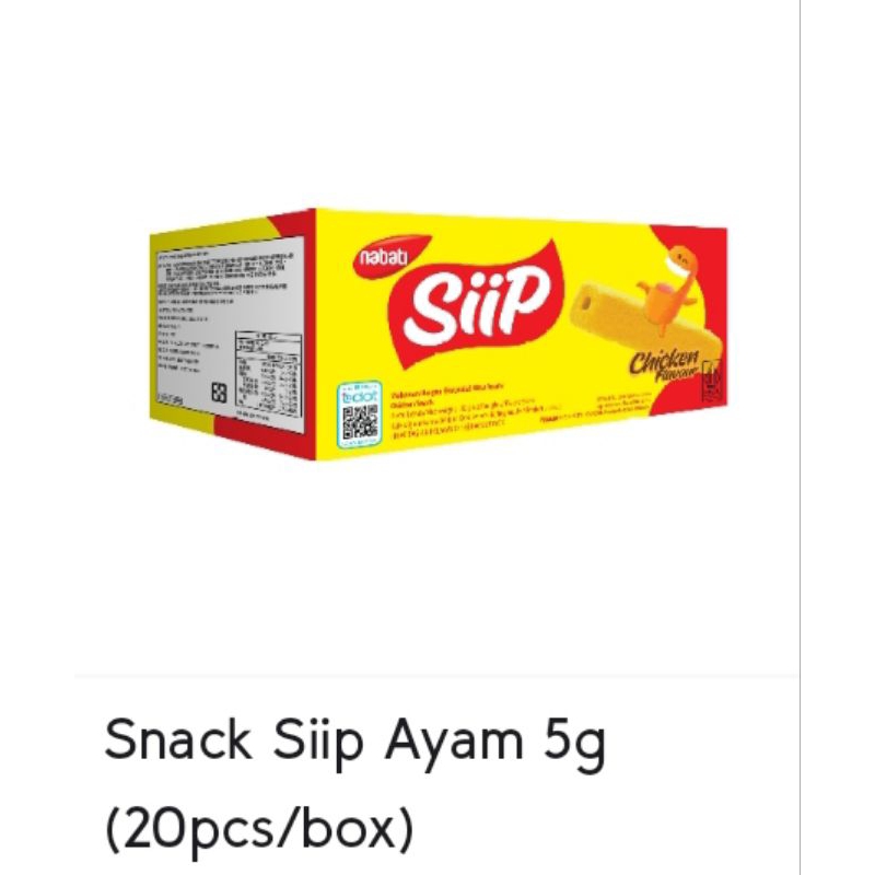 

Siip Nabati rasa ayam panggang