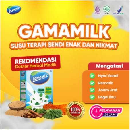 

PROMO !!! Gamamilk Susu Etawa Plus Gamat Rekomendasi Atasi Nyeri Sendi & Tulang