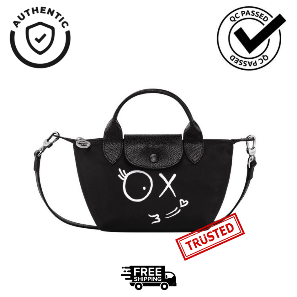 LC X Andre Le Pliagee LPG Top Handle Crossbody Bag Authentic