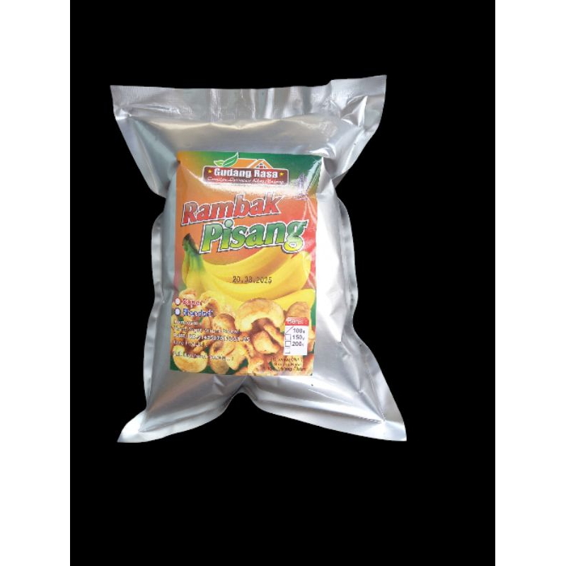 

KERIPIK PISANG VACUUM (RAMBAK PISANG)
