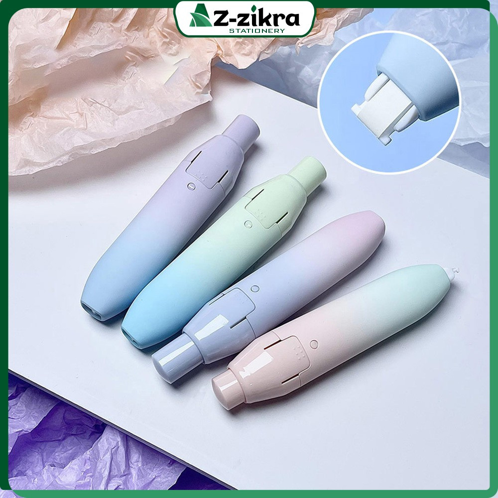 

Tip X Kertas Gradasi Warna Pastel Aesthetic / Tip Ex Roll Two Tone Model Cetek Pita / Perlengkapan Sekolah Correction Tape Multifungsi Az Zikra Stationery A97