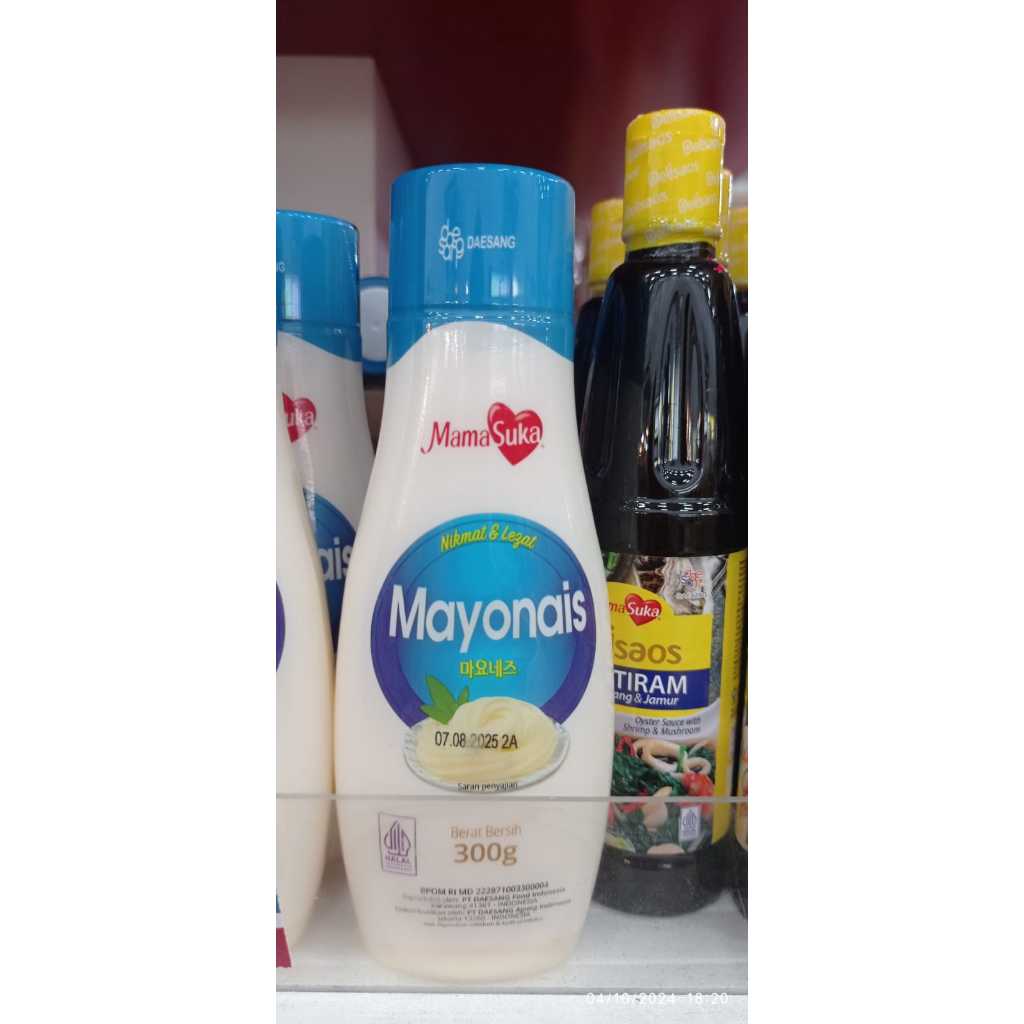 

MAMASUKA MAYONNAIS BOTOL 300GR - PER CARTON ISI 12PCS