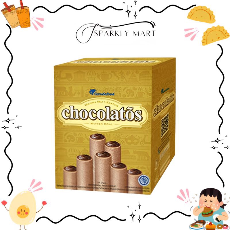 

GERY WAFER CHOCOLATOS STICK 1 BOX ISI 24 X 8GR