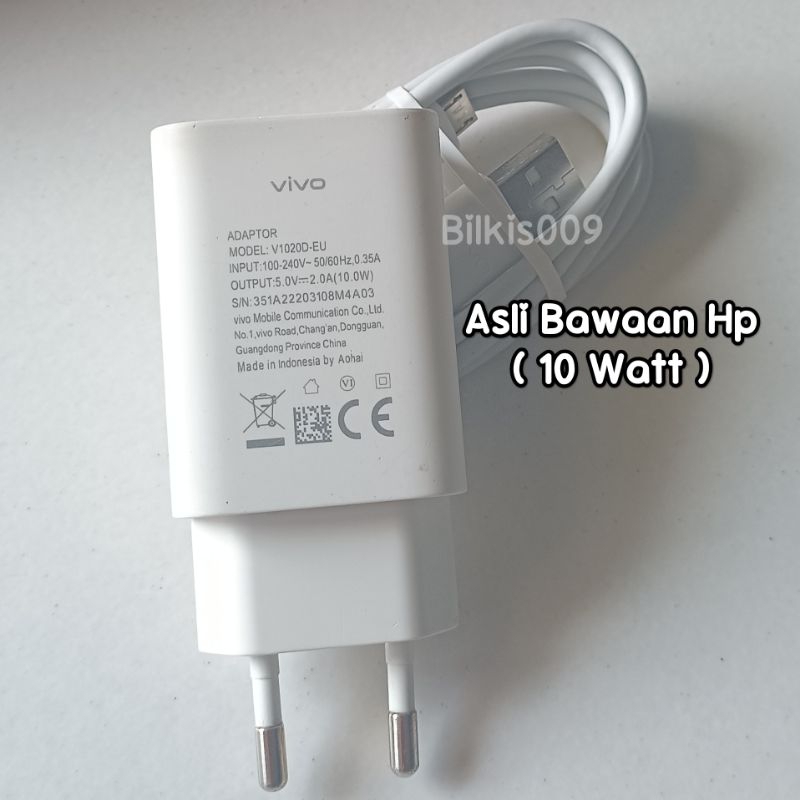 Charger Casan Vivo Copotan Hp Original 100% Y12/Y12s/Y15/Y17/Y71/Y83/Y93/Y95 /Y91/Y91c original asli