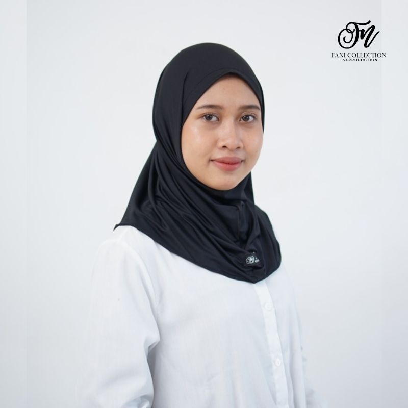 Laura Hijab Sport (Tanpa Pet)/Jilbab Sport Tanpa Pet/Bergo Sport/ Jilbab Olahraga/Jilbab Volly