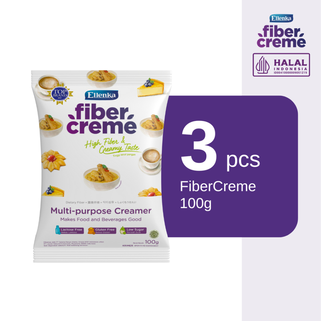 

FiberCreme Sachet 100 gr - 3 Pcs