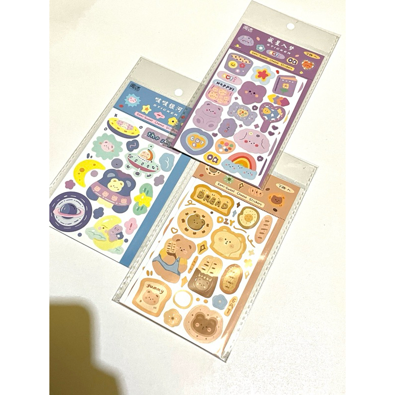 

bear sticker deco #01