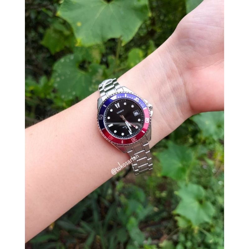 Casio MDV-10D Original Bergaransi Jam Tangan Rantai Wanita