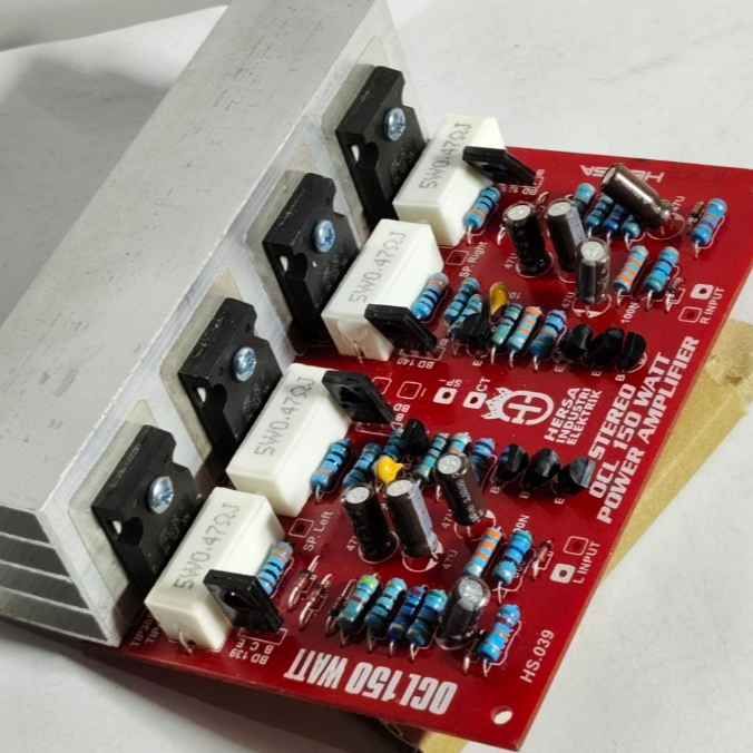 Kit Power 150 watt Stereo PLUS TRANSISTOR FINAL
