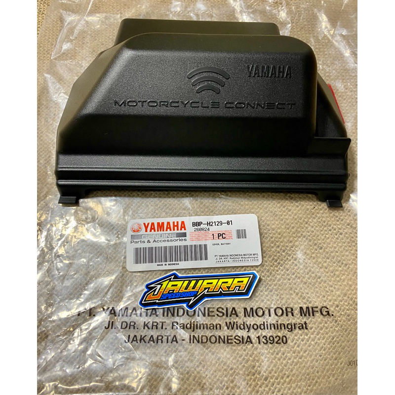 COVER, BATTERY/TUTUP AKI NEW AEROX 155 CONNECTED ORIGINAL YAMAHA BBP-H2129-00