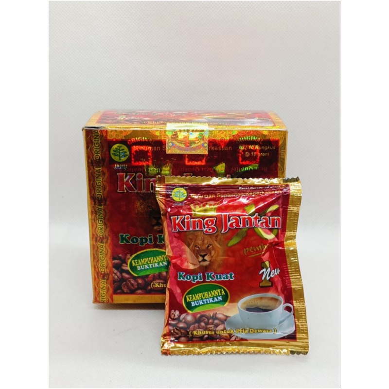 Kopi Kuat Tahan Lama KingJantan Kopi Herbal Rempah origina