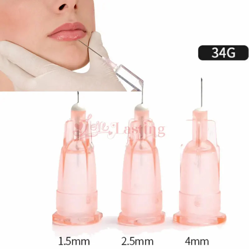 Ecer Jarum Meso 34G X4MM 30GX1.5MM 30GX2.5MM Needle Skin Booster Botox(1PCS)