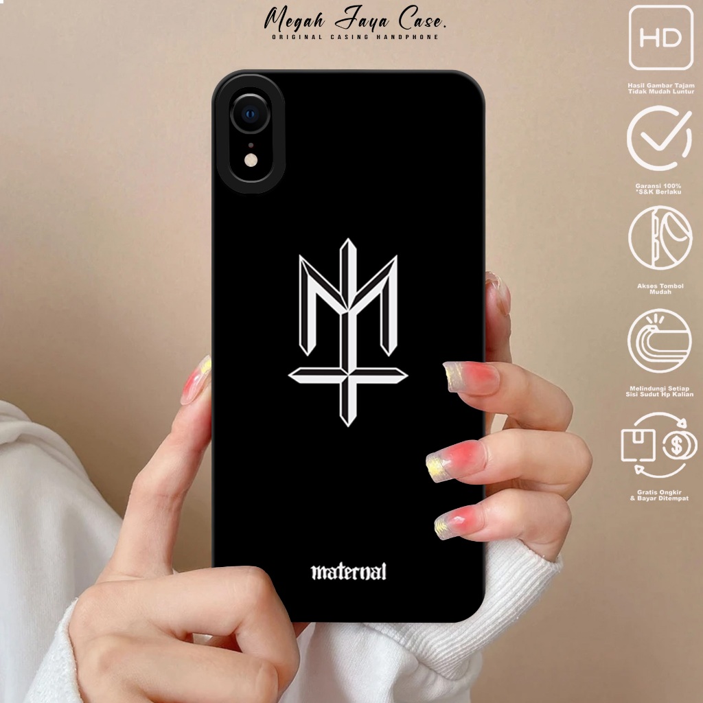 Case Iphone XR - Casing Hp Iphone XR Motif MTRNL - Silikon Hp Iphone XR - Cover Hp - Kesing Hp Iphon