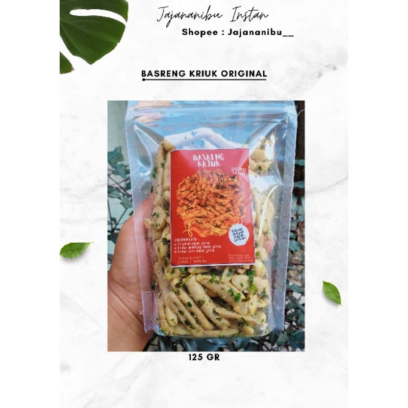 

Basreng Kriuk Asin Original Daun Jeruk (Jajananibu)